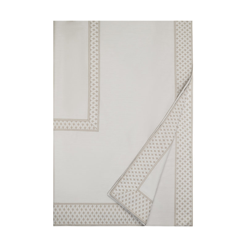 Ara Duvet Cover, Champagne, California King Duvet Cover