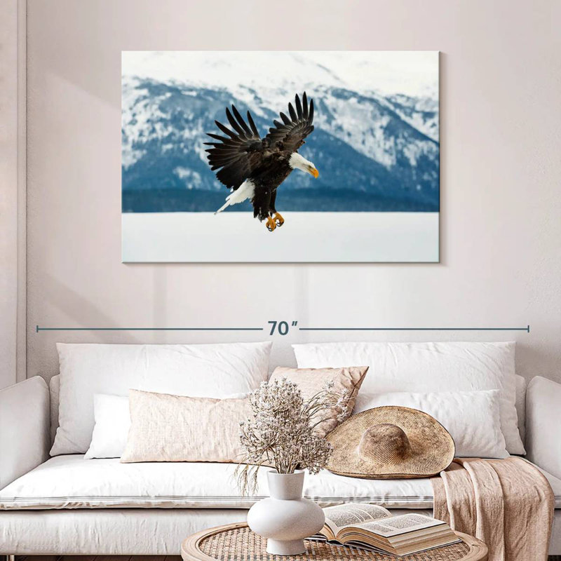 Alaskan Eagle, 30" H x 45" W