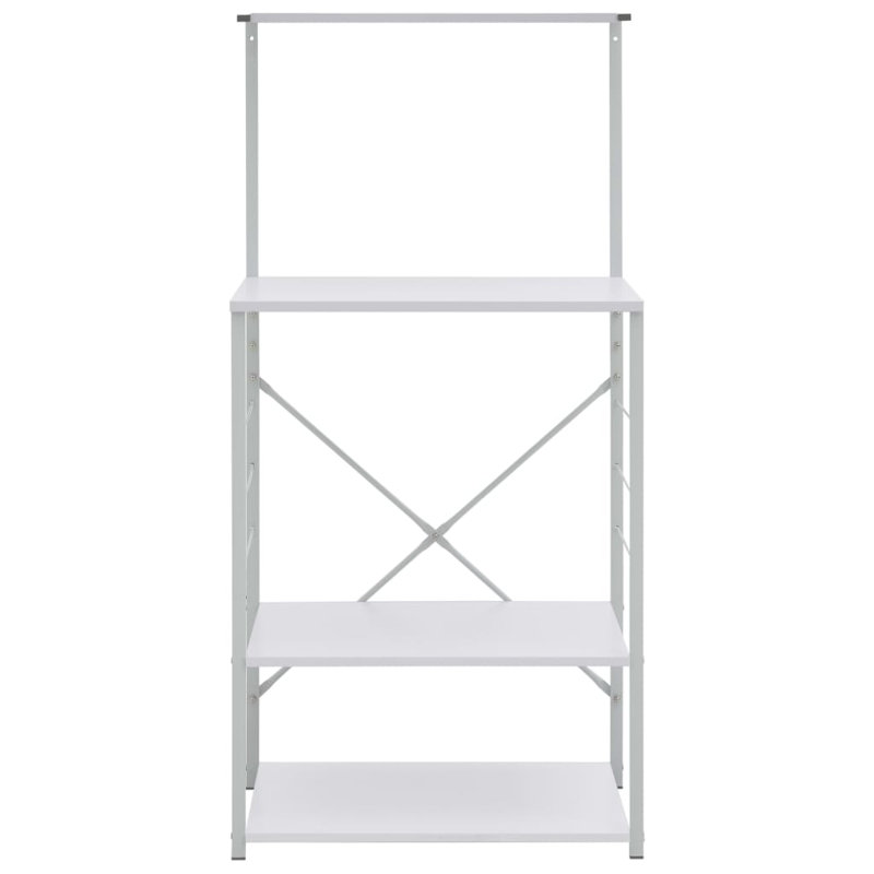 Charnley 60cm W Metal Shelving Unit, Black/Oak