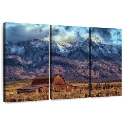 Lilie Mormon Barn In Autumn