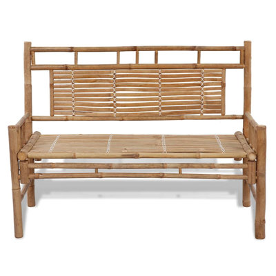 Ridgley Bamboo / Rattan Garden Bench by Bay Isle Home