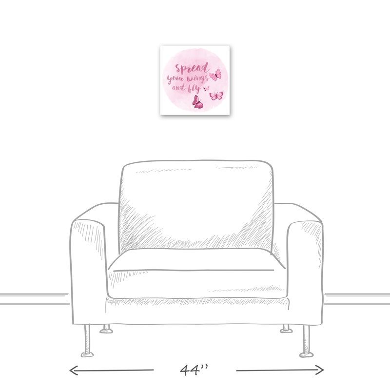 Art sur toile spread your ailes Uhler, H 12 po x l 12 po x P 1,25 po