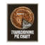«Thanksgiving Piehart Canvas Wall Art» par Jedco Brands, Inc.