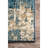 Kazu Vintage Abstract Machine Woven / Power Loomed Performance Blue Rug-417921994