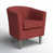 Berry Red Polyester Blend