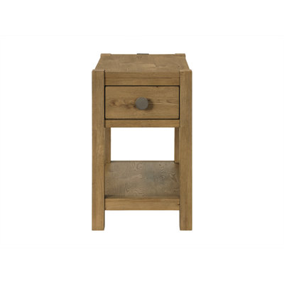 Needham 1 - Drawer 16" Wide End Table with Power
