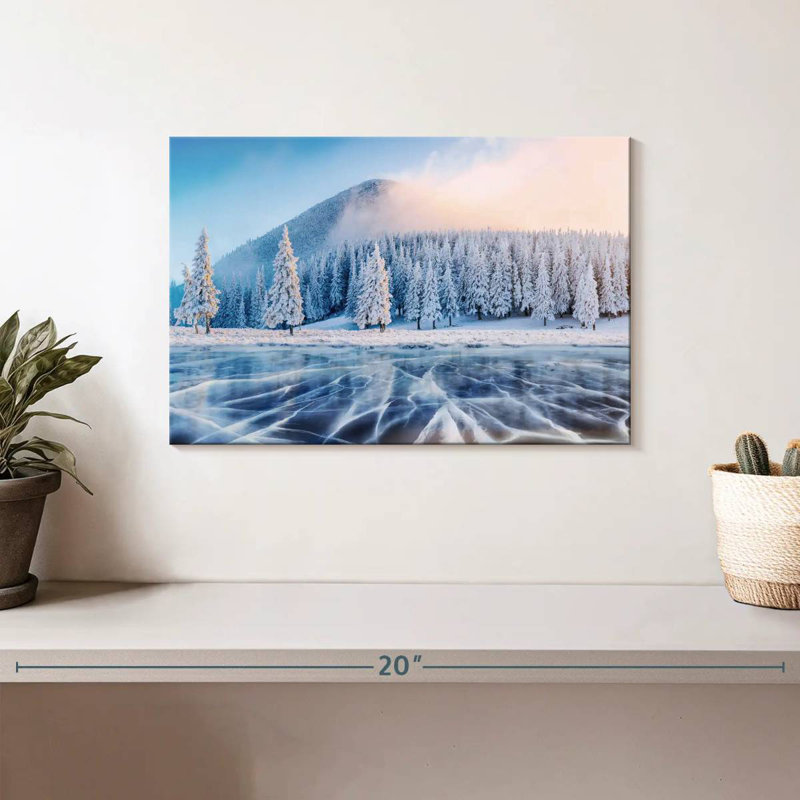 Alvord Carpathian Winter Lake, 8" H x 12" W