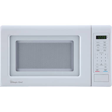 Commercial Chef 0.7 CU.FT Countertop Microwave Oven-White