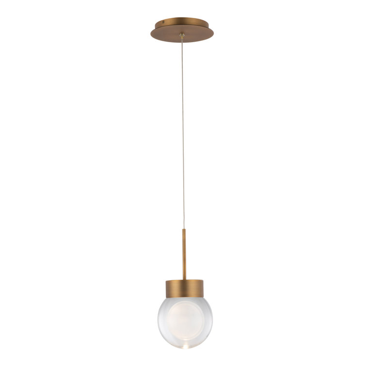 Double Bubble 1 - Light Single Globe LED Pendant