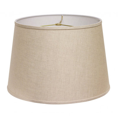 16" Rounded Empire Slanted Linen Lampshade