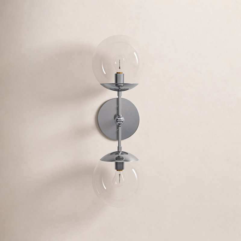 Barnhill Armed Sconce, Brushed Nickel