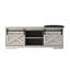 Banc rembourré en similicuir, banc de rangement, banc à chaussures pour hall d'entrée-642998356