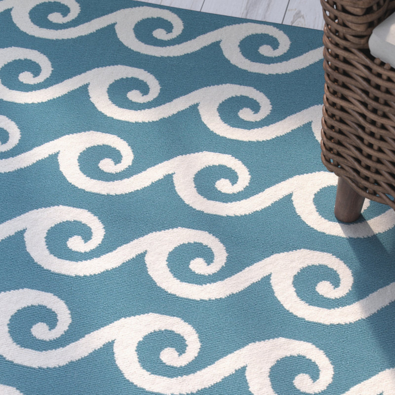 Tapis bleu Yepez, Rectangle 5 pi 3 po x 7 pi 6 po