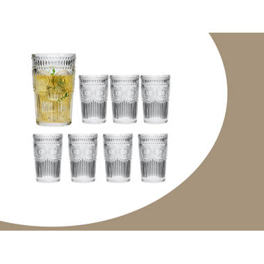 American Metalcraft The Parker Collection 12 - Piece 8oz. Tritan Plastic  Drinking Glass Glassware Set