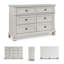 Dadrianna 6 Drawer 52" W Dresser
