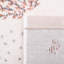 Clowers Tufted Pink/Grey Rug