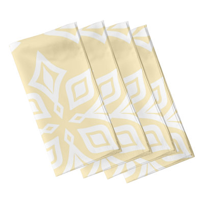 Cholena Polyester Floral Square Napkin