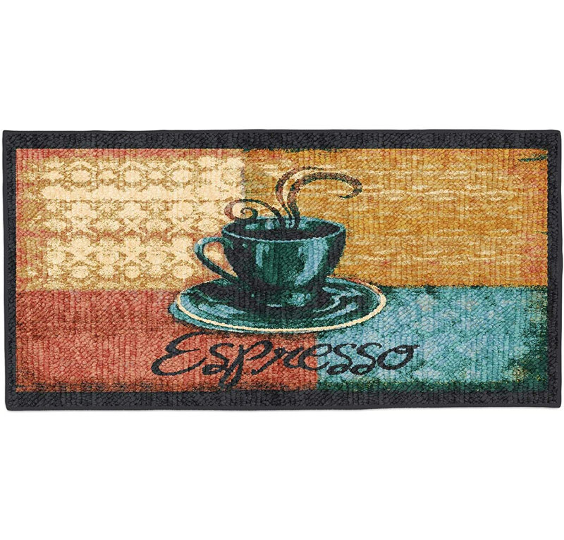 Tapis de cuisine espresso, Rectangle 1 pi 8 po x 3 pi 4 po