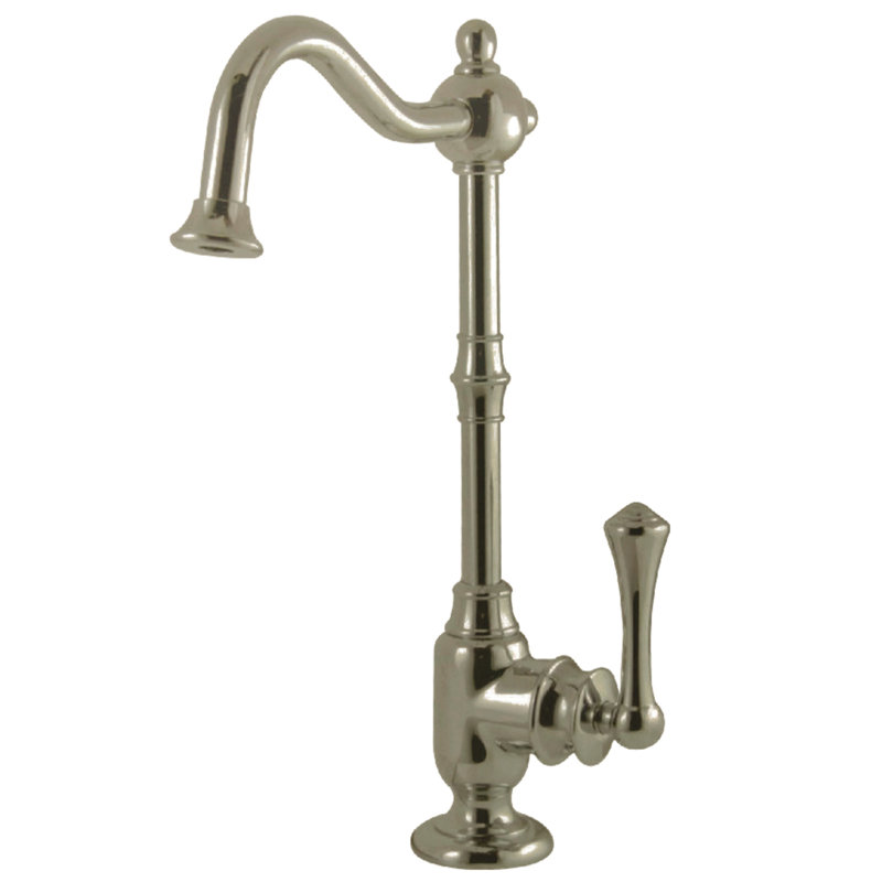 Distributeur d’eau froid et bec pivotant Vintage, Nickel brossé