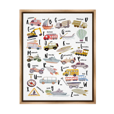 "Éducatif alphabet automobile" par Ziwei Li sur toile