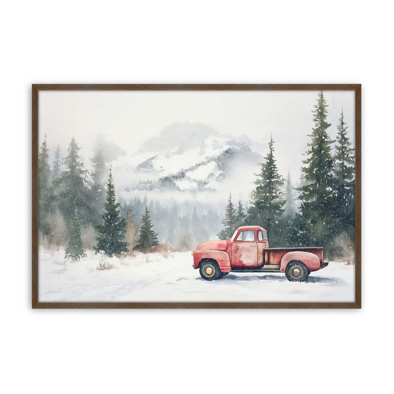 Impression d'art Frosted Haul, Noyer, 18 po x 24 po