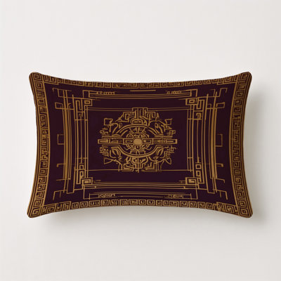 Byzantine Elegance Indoor And Outdoor Throw Pillow