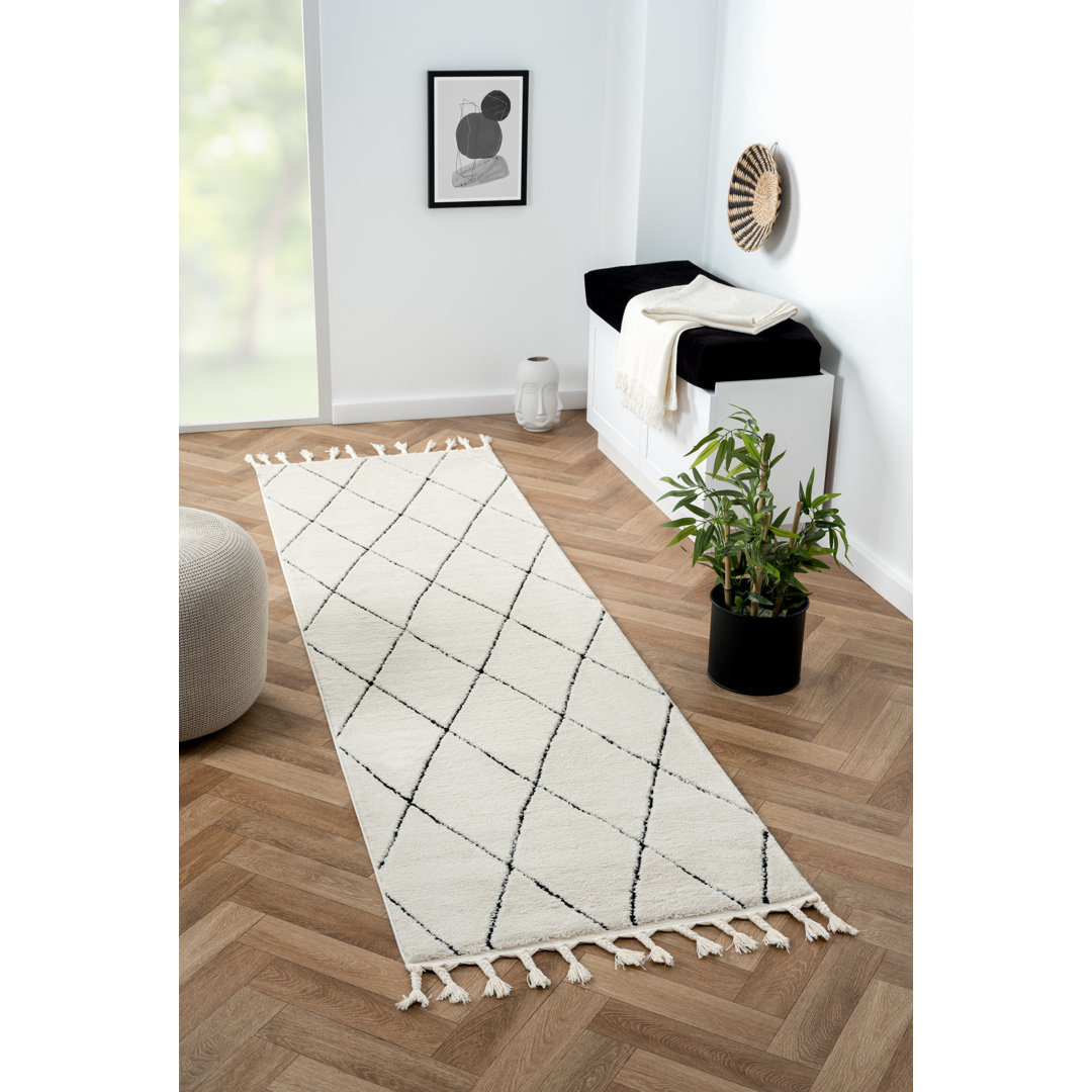 Teppich Fantasy Tapis weiß