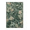Machine Washable Botanical Green Area Rug
