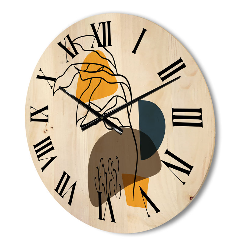 Horloge murale abstraite V, Moyen