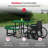 Leisure Craft 46" Round ADA Accessible Outdoor Picnic Table with 3 Bench Seats-13673065