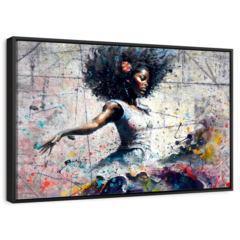 Leisha African Dancer, 9" H x 13" W