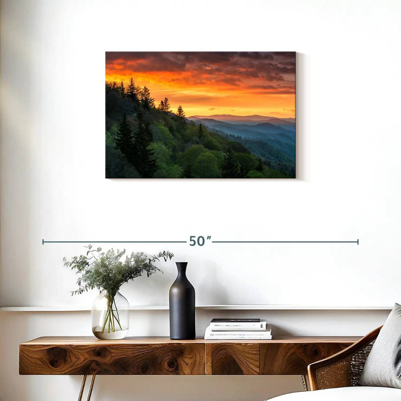 Lever de soleil à Alvord, H 20 po x l 30 po