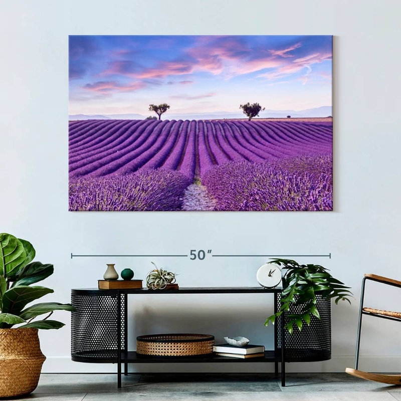 Alvord Valensole Lavender Fields, 34" H x 51" W