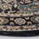 Lyndhurst Oriental Area Rug In Anthracite / Teal