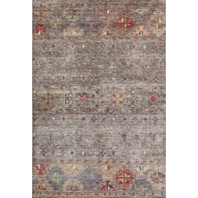 Premium Machine Washable Jeske AMF1220 Global Rug