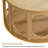 2-in-1 Cat-Friendly Round Coffee Table