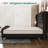 King Size Bed With Upholstered Headboard, Tufted Velvet Platform Bed Frame With Nailhead Trim, Black-1982322322-1982322332