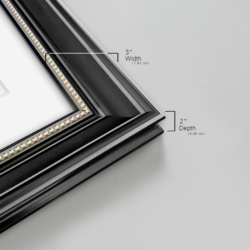 The Return, 1837-Thomas Cole-Custom Framed Canvas, Yes, Matte Black Bead, 24X34