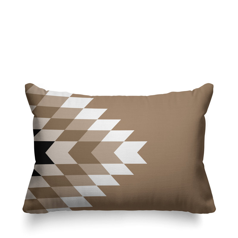 Coussin décoratif intérieur / extérieur Bimisi Southwestern, Beige