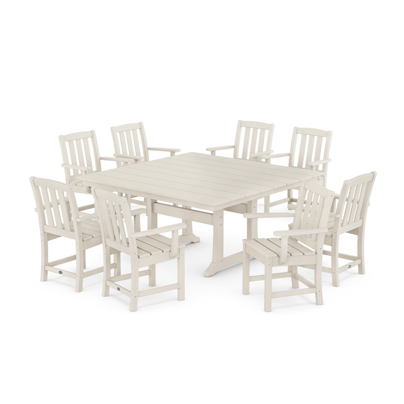 Ensemble repas 9 pièces Cape Cod, Château de sable