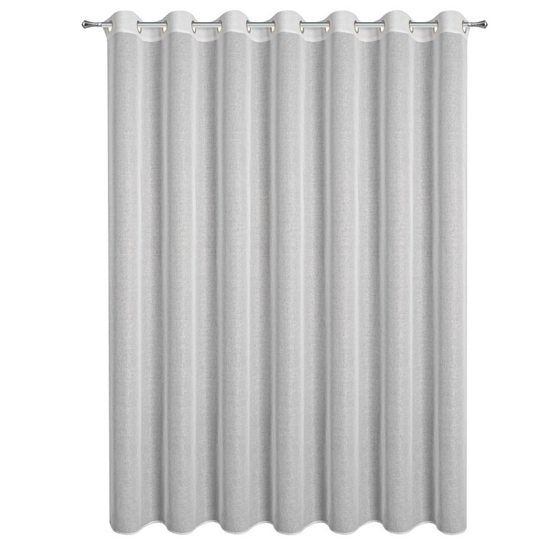 Lena 100% Polyester Sheer Curtain Single Panel, Width 250cm x height 250cm