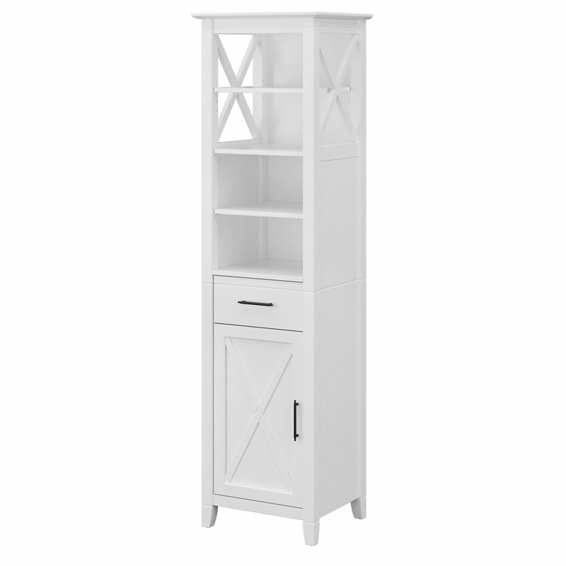 Edion Linen Cabinet, White Ash