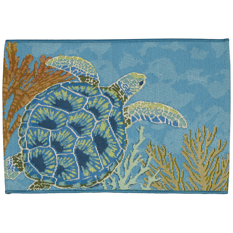 Monchat No Pattern And Not Solid Colour Synthetic Non-Skid Kitchen Mat, Rectangle 2' x 2'10"