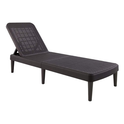 Luman All Weather Resin Chaise Lounge by Highland Dunes