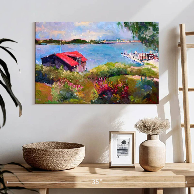 Lilie Reservoir, 16" H x 24" W