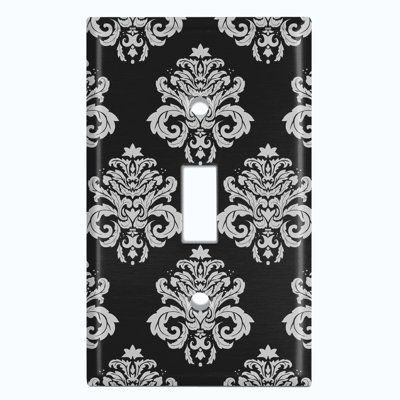 Patterned 1 - Gang Toggle Light Switch Standard Wall Plate