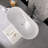 59" Freestanding Soaking Acrylic Bathtub