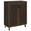 Armoire de rangement pour chaussures 2 portes Brixton Chêne fumé-1194776422