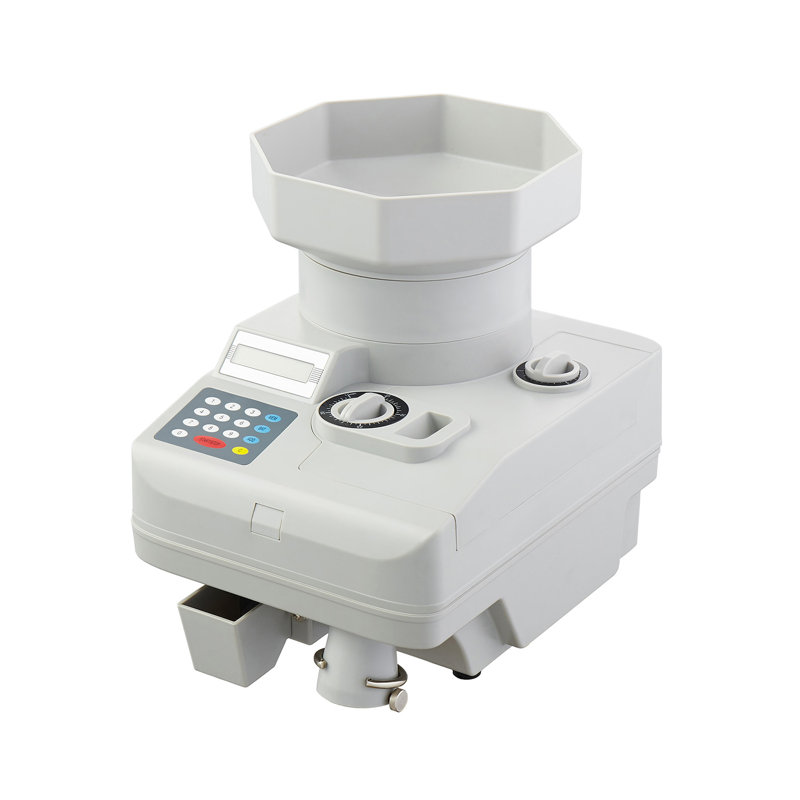 Coin Counter Professional Coin Sorter LED Display Holds up to 11000 Coins