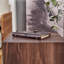 Table basse en noyer et grain de bois 16 po x 16 po x 16 po - Rehaussez l'esthétique de votre maison-131328689-131328688